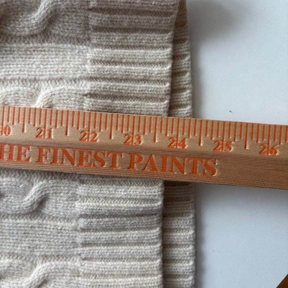 Lauren Ralph Lauren Wool Rabbit Hair Blend Cable Knit Cardigan Medium - Picture 7 of 8